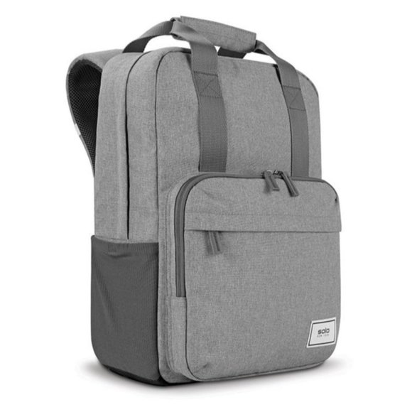Solo Other - SOLO BACKPACK - Grey RE:Claim Eco Friendly Laptop Bag